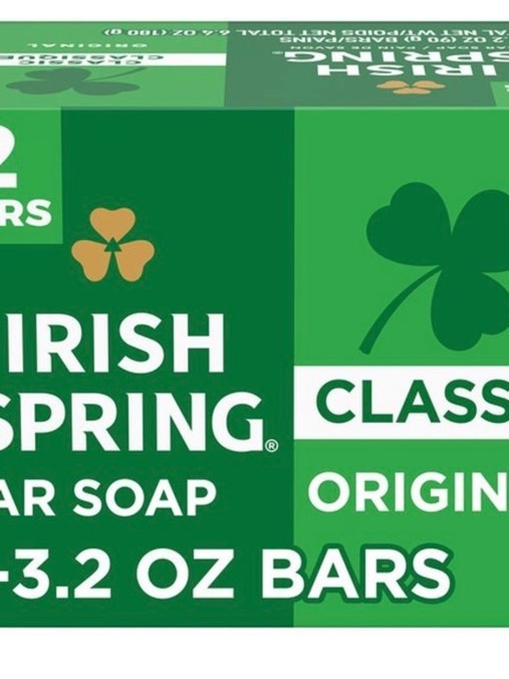 Classic Original Green Bar Soap for Kids - Refreshing Clean